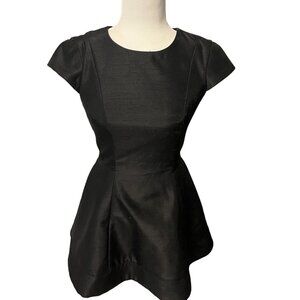 Vintage Keepsake Black Skater Dress Size Small